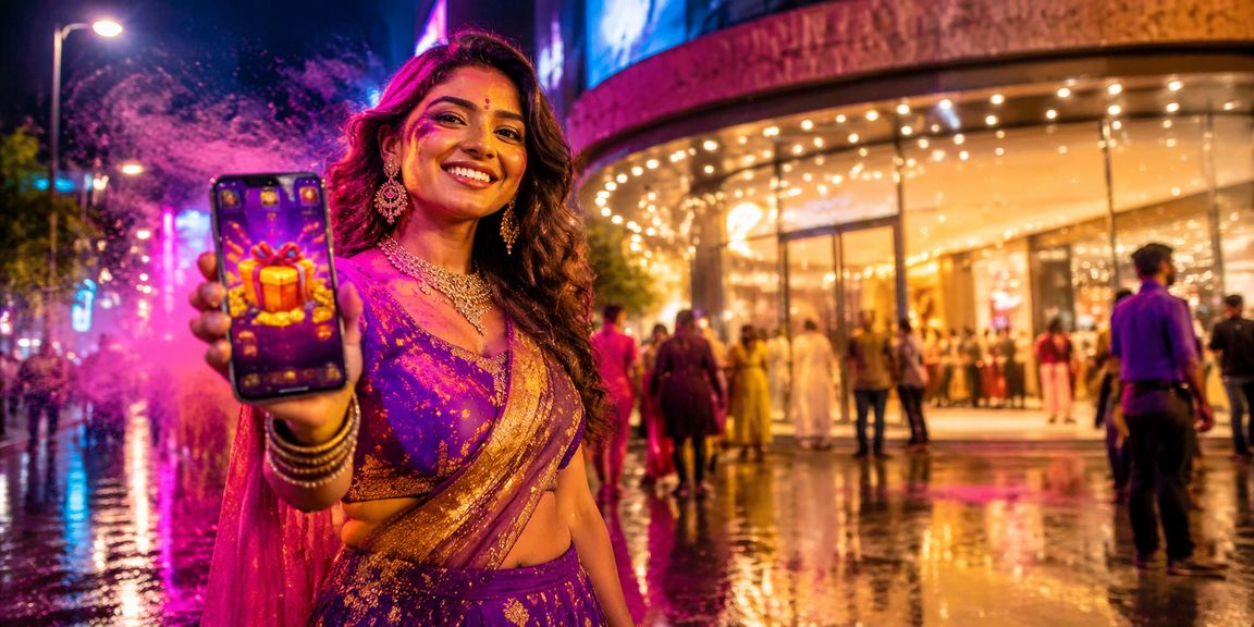 Players in Mumbai celebrating Holi with bonus offers
